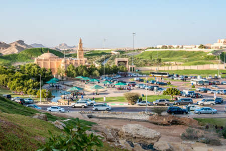 Green Mubazzarah Chalets, Al Ain, Abu Dhabi 28/02/2014のeditorial素材