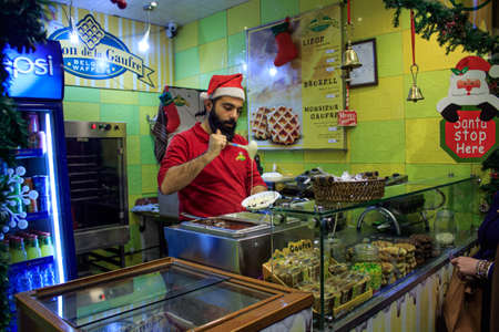 Traditional street food in ancient City in Damascus (Syrian Arab Republic) after war ended in 22/12/2019のeditorial素材
