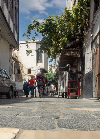 Ancient City of Damascus (Syrian Arab Republic) after war ended in 12.09.2020のeditorial素材