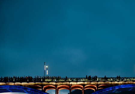 Night under the bridgeのeditorial素材