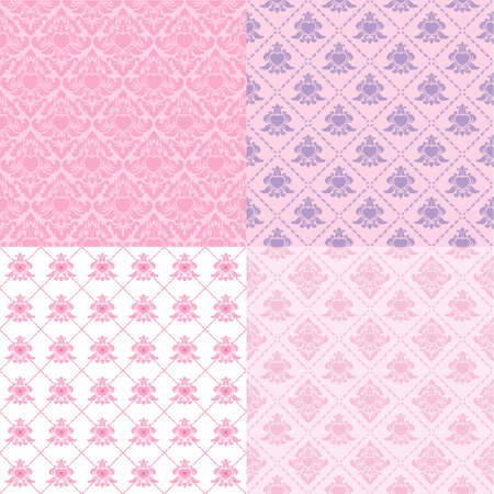 Pattern Valentine Classic のイラスト素材