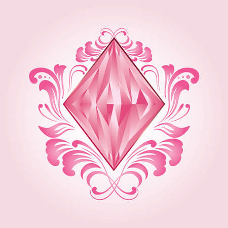 Ornament Diamond のイラスト素材