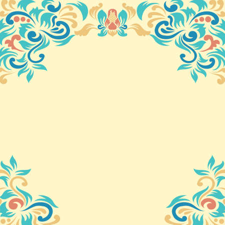 Ornament Floral のイラスト素材