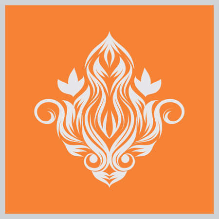 fire ornament のイラスト素材