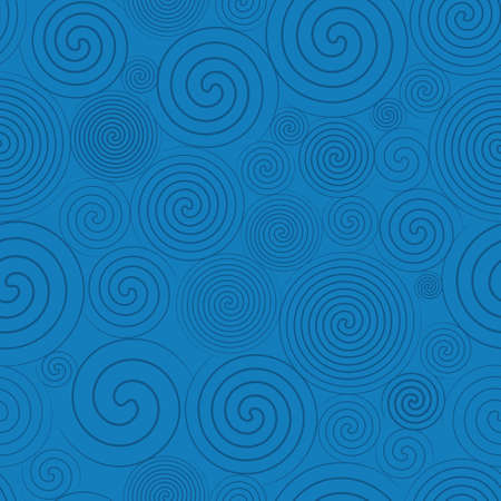 Sky line art patternのイラスト素材