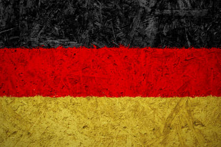 Flag of Germany on the concrete textureの写真素材