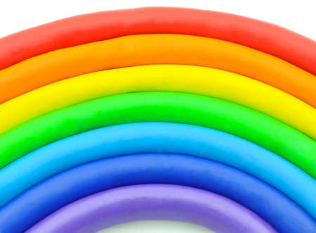 rainbow plasticine backgroundの写真素材