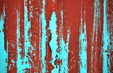 Rusty slough metal sheetl wall backgroundの写真素材