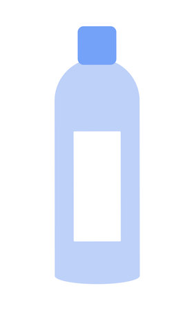 bottle template for cream, shampoo or lotionのイラスト素材