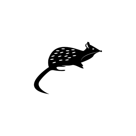 The marsupial marten icon. Elements of the fauna of Australia icon. Premium quality graphic design icon. Baby Signs, outline symbols collection icon for websites, web design on white background.のイラスト素材