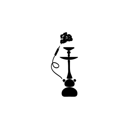 Hookah icon. Human weakness, Addiction element icon. Premium quality graphic design. Signs, outline symbols collection icon for websites, web design on white backgroundのイラスト素材