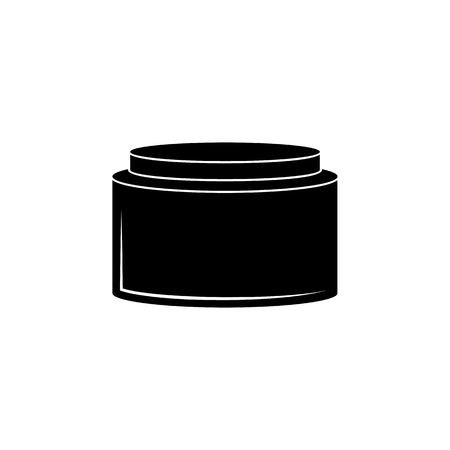Cream container icon. Elements of beauty saloon icon. Premium quality graphic design. Signs, outline symbols collection icon for websites, web design, mobile app, info graphic on white background.のイラスト素材
