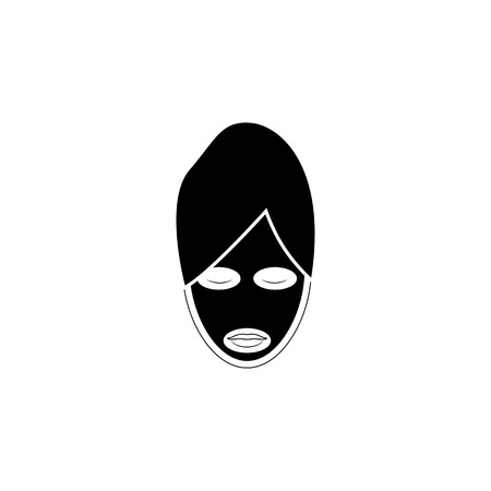 Cosmetic face mask icon. Elements of beauty saloon icon. Premium quality graphic design. Signs, outline symbols collection icon for websites, web design, mobile app, info graphic on white background.のイラスト素材