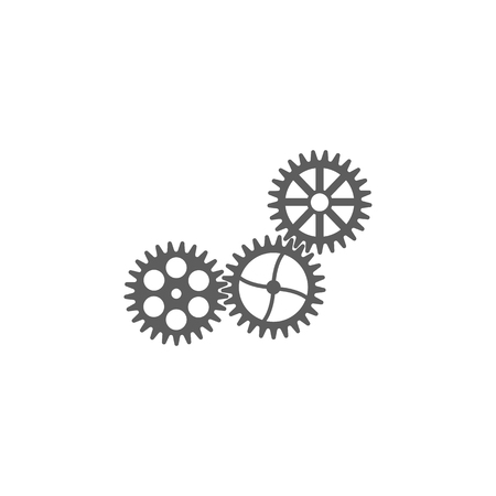 Gears of a car icon. Elements of car repair icon. Premium quality graphic design. Signs, outline symbols collection icon for websites, web design, mobile app, info graphic on white background.のイラスト素材