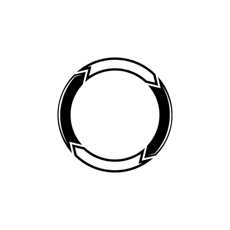 Pie a circle Chart icon. Trend diagram element icon. Business analytics concept design icon. Signs and symbols icon for websites, web design, mobile, info graphics on white backgroundのイラスト素材