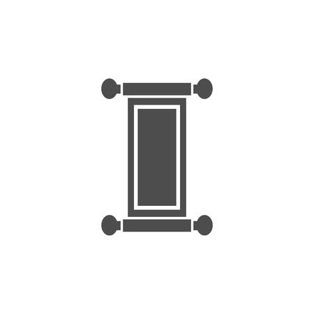 Picture of the Scroll icon. Elements of Chinese culture icon. Premium quality graphic design icon. Baby Signs, outline symbols collection icon for websites, web design, mobile app on white backgroundのイラスト素材