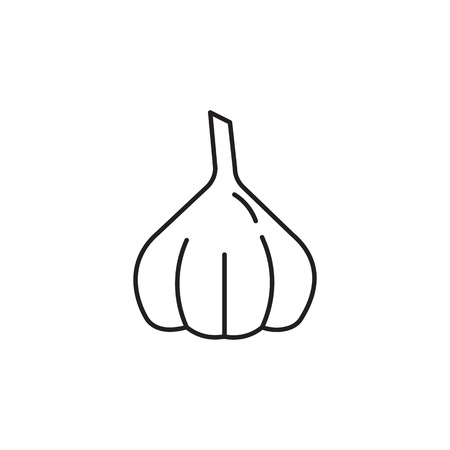 A Vector Garlic bulb icon of Farm vegetables element.のイラスト素材