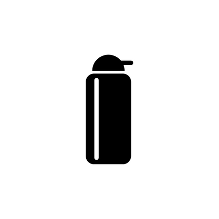 can of shaving foam icon. Element of barber shop for advertising signs, mobile concept and web apps. Icon for website design and development, app development. Premium icon on white backgroundのイラスト素材