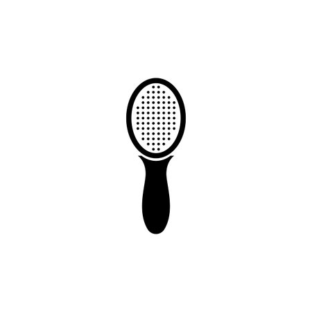 A hairbrush icon.のイラスト素材