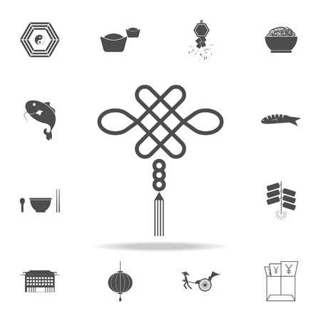 Chinese decor icon. Set of Chinese culture icons. Web Icons Premium quality graphic design. Signs and symbols collection, simple icons for websites, web design, mobile app on white backgroundのイラスト素材