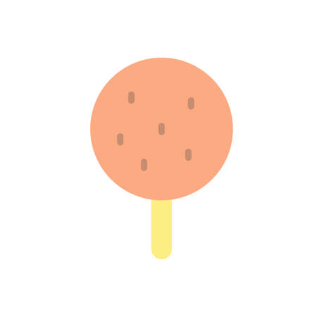 Ice cream, ice lolly icon. Simple color vector elements of freeze sweet icons for ui and ux, website or mobile applicationのイラスト素材