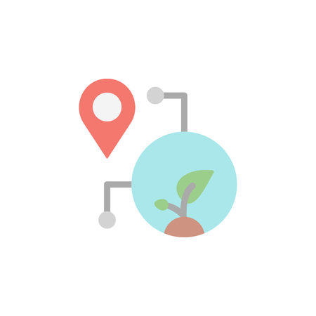 Database, placeholder, plant icon. Simple color vector elements of automated farming icons for ui...