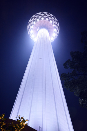 Menara KL Tower in Kuala Lumpur, Malaysia at night.のeditorial素材