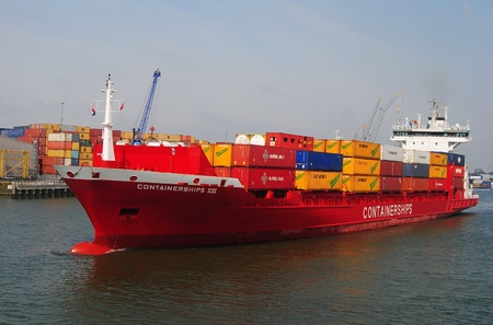 At the port of Rotterdam.のeditorial素材