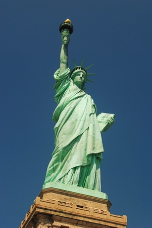 Statue of Liberty in New York.のeditorial素材