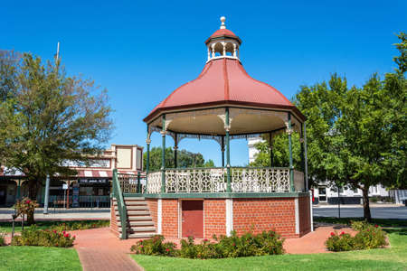 Nhill, Victoria, Australia - March 3, 2017. Rotunda in Nhill, Victoria.のeditorial素材