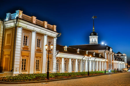 Kazan, Russia â€“ June 27, 2017. Exterior view of the Cannon Yard building, a complex of...