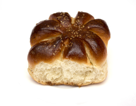 Bun with grit  Photo  の写真素材