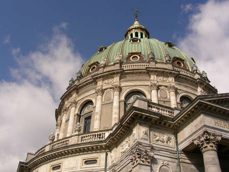   The Marble Church in Coopenhagen        の写真素材