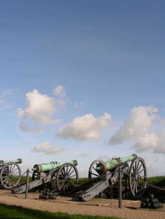 Canons outside Kronborg Castle            の写真素材