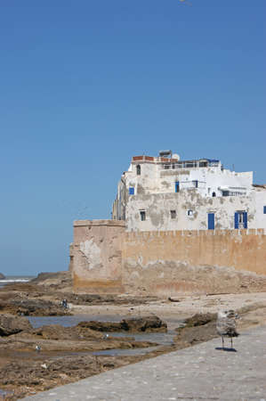 Essaouira which is a touristic and windy city in the western Moroccan region on the Atlantic coast.の写真素材