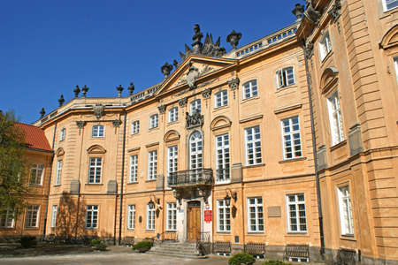 Old palace building in the center of the old town of Warsawのeditorial素材