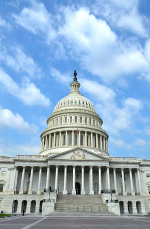 United States Capitol in the center of Washington DCのeditorial素材