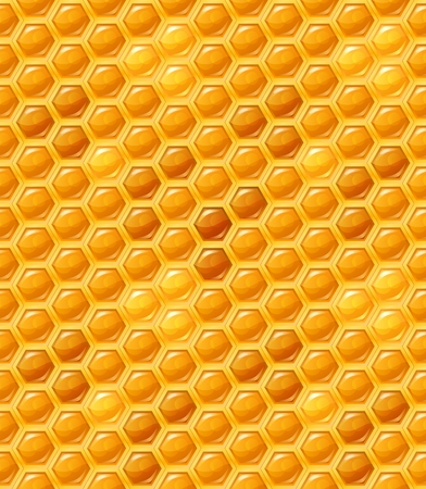 Seamless honeycomb pattern. Vector backgroundのイラスト素材