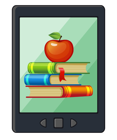 E-book reader iconのイラスト素材