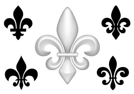 Fleur de lysのイラスト素材