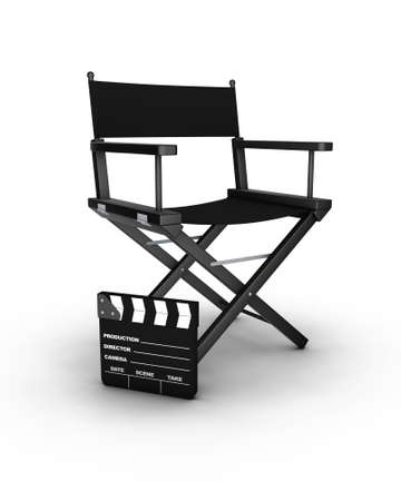 Directors chair. 3D generated image. Find similar files in my portfolioの写真素材