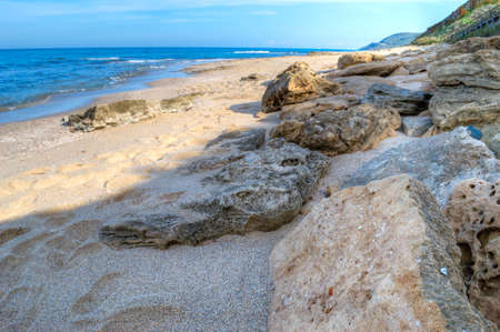 Sardinia seascape in hdr toningの写真素材