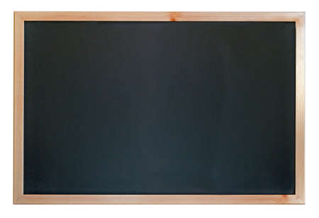 empty blackboad on white backgroundの写真素材