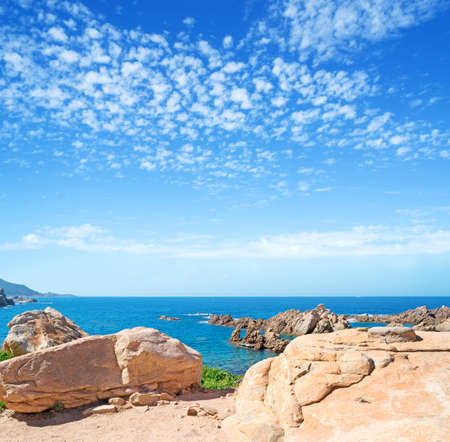 detail of Costa Paradiso, Sardiniaの写真素材