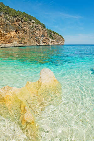 Cala Biriola on a clear day, Sardiniaの写真素材