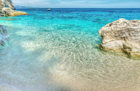 Cala Mariolu in hdr tonemapping, Sardiniaの写真素材