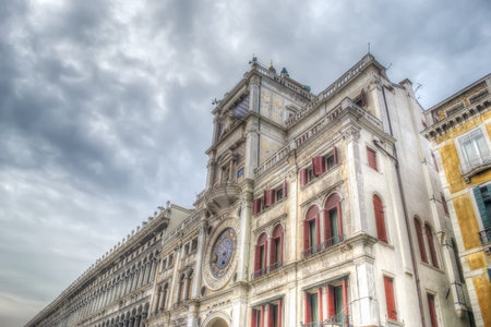 Venice watch tower in hdr toneの写真素材