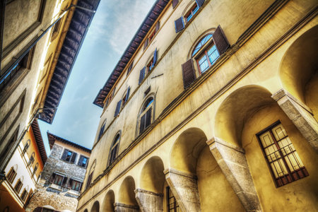 beautiful buildings in Florence, Italyの写真素材