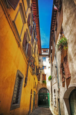 picturesque blind alley in Florence, Italyの写真素材