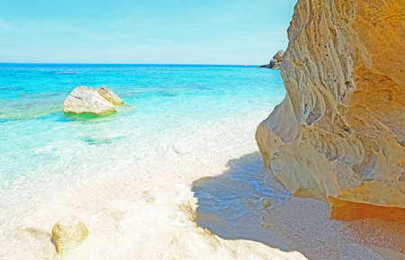 Cala Mariolu on a clear day, Sardiniaの写真素材